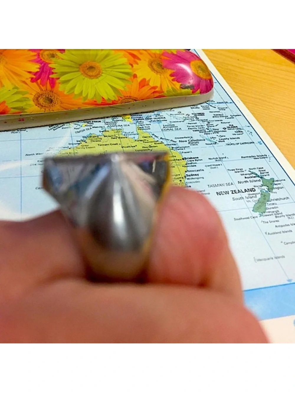 Genuine garnets sterling silver bod ring